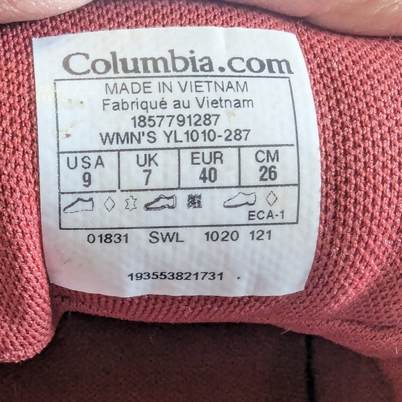 Columbia Techlite Hiking Walking  Shoe Size 9 Excellent Outer Sole, Suede Outer - Picture 9 of 14